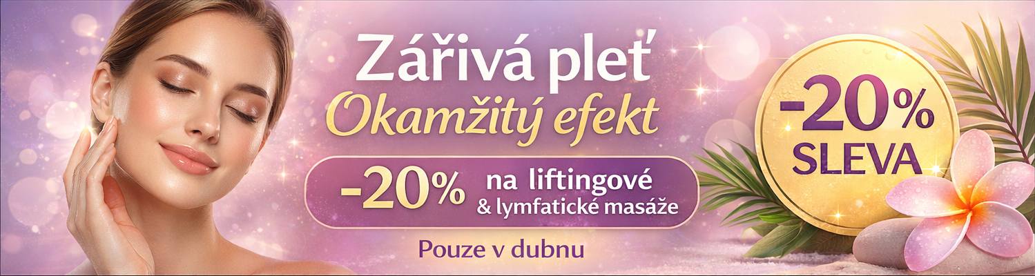 Akční cena liftingové a lymfatické masáže – sleva 20 %