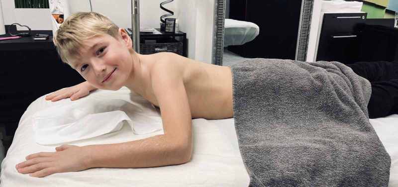 Dětská masáž - ukázka